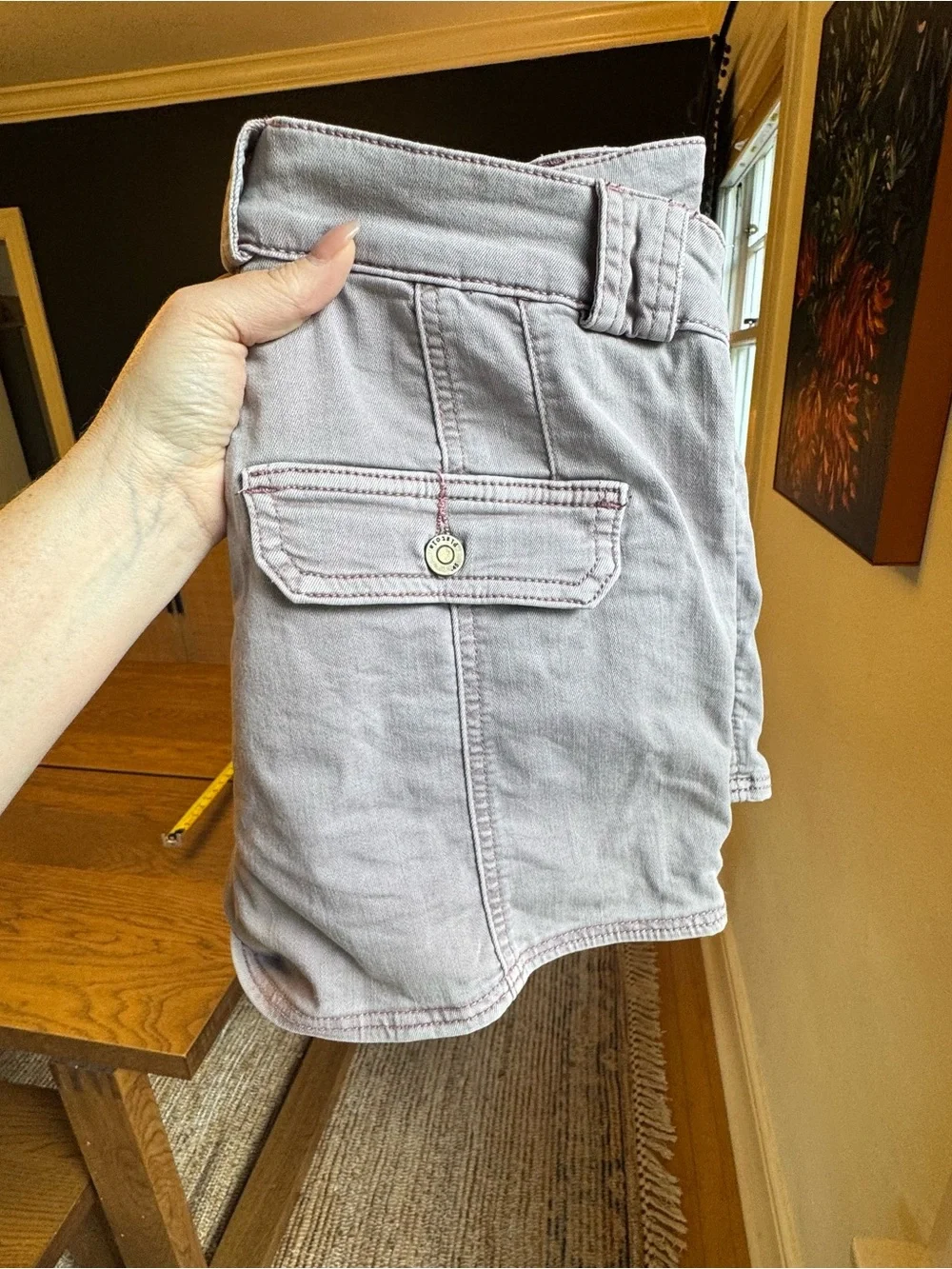 Pistola‎ Chester Cargo Shorts  Y2K Mauve Purple Brown Size Small 26